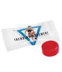 Werbe-bonbon packung ohne zucker