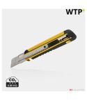 Coltello a scatto pesante RCS rplastic ricaricabile con impugnatura morbida, giallo, XDP215.176