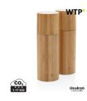Ukiyo Bambus Salz- und Pfeffermühlen-Set, braun, XDP262.319