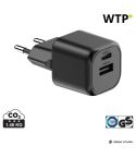 Caricatore GAN da 20W in plastica riciclata Urban Vitamin Monterey, nero, XDP301.9701