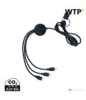 RCS reciklirani TPE i reciklirana plastika 6-u-1 kabel, crno, XDP302.481