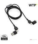 Datalock RCS reciklirani 60W kabel za zaštitu od hakiranja, crno, XDP302.4901