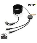 Terra RCS recikliran PET 3 metrski 4-v-1 kabel, siva, XDP302.6402
