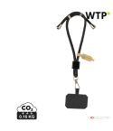 CarryLoop RCS portafoglio portatile regolabile in PET riciclato per telefono, nero, XDP302.8401