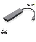 Terra RCS recycled aluminium hub with HDMI input, siva, XDP308.652