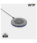 Caricatore wireless da 10W in alluminio riciclato Terra RCS, grigio, XDP308.672