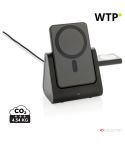 Caricatore 3 in 1 in plastica riciclata Powerbase RCS con powerbank, nero, XDP309.0201