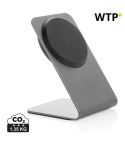 Terra aluminijast stojalo za telefon za brezžično polnjenje z magnetom 15W, siva, XDP309.1002