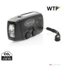 RescueWave RCS Notfallradio aus recyceltem Kunststoff, Schwarz, XDP326.4301