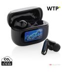 Auricolari ANC in plastica riciclata Airtune RCS con schermo touch, nero, XDP331.1201