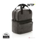 Cooler bag with 2 insulated compartments, grey, XDP422.232