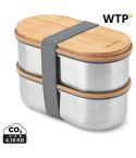 Black+Blum Stainless Steel Double Bento Box, siva, XDP439.2002