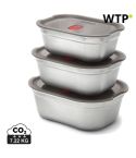Black+Blum Mealprep Box 3er-Set Klein, Mittel, Groß, grau, XDP439.2102