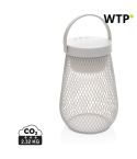 Aurora RCS wiederverwendbare Tischlampe aus recyceltem Kunststoff mit USB-Aufladung, grau, XDP513.7502