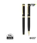 Swiss Peak Luca RCS recycled brass deluxe pen set, black, XDP611.3001