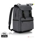 Zaino per laptop con cinturini a fibbia magnetica, grigio, XDP706.142