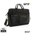 Swiss Peak GRS recycled PU 14 inch laptop bag, black, XDP732.191