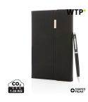 Set di quaderno A5 deluxe Swiss Peak e penna, nero, XDP772.921