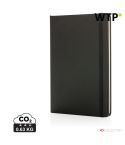 Quaderno A5 in PU con copertina rigida standard, nero, XDP773.241