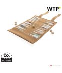 Britton Kork faltbares Backgammon- und Dame-Spielset, braun, XDP940.219