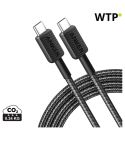 Anker USB-C na USB-C kabel 1,8 metra 60W, siva, XDRBA81F6G11