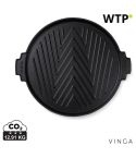 VINGA Monte Ardoise Grillplatte, 30cm, Schwarz, XDV261241