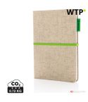 Quaderno in juta A5, verde, XDP773.943
