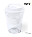 Glass travel mug 350 ml, V0987