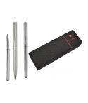 Ballpoint & rollerball pen set, Grey, MAB0400200IP3