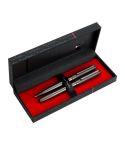 Ballpoint & fountain pen set, Grey, MAB0409500IP3