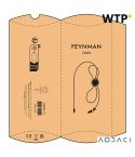 Feynman 5-in-1 Cable Bamboo and rPET. Backlit logo, ACB004