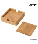 Bambus-Untersetzer-Set, 4 Stück, braun, V8871-17