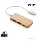 Bamboo hub with Type-C, brown, XDP308.739