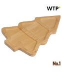 Bambus Snack-Tablett Louisville, Beige, EG324013