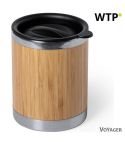 Bamboo thermo mug 300 ml, mixed, V0986-00