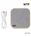 Bamboo wireless charger Moses, grey, 1014854-003999999