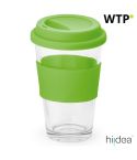 BARTY, Tazza da viaggio in vetro 330 mL, bianco, 94763-106