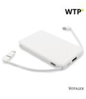 Power bank 5000 mAh z vgrajenimi kabli, priložen adapter | Presley, V0905