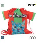 CreaDraw T Kids RPET, prilagojena vrečka na vrvico za otroke, AP716553