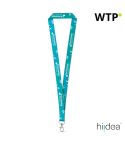 BRIGHTON, lanyard in poliestere per sublimazione, bianco, 94972-106