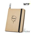 BRONTE, A7 notepad with plain sheets, natural, 93422-160