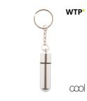 Carrypill, keyring pillbox, silver, AP731723