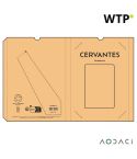 Cervantes A5 bilježnica od bambusovih vlakana, 70 gsm recikliranih, 196 stranica, bež, ANT003-111