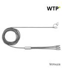 Kabel za polnjenje in sinhronizacijo BrandCharger Trident 2+, temno siva, VA557-15