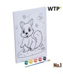 Set di Pittura per Bambini Fleedwood, bianco, EG534706