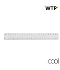 Clelin, righello antibatterico, white, AP721803-01
