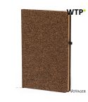 Coffee fibre notebook A5, brown, VA248-16