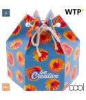 CreaBox HexaCord M, sechseckige Geschenkbox, white, AP716640