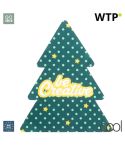 CreaClean Xmas, rajski prtiček za božične kozarce, white, AP716793