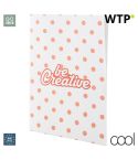 CreaNote A6 Seed, custom seed paper notebook, white, AP716880